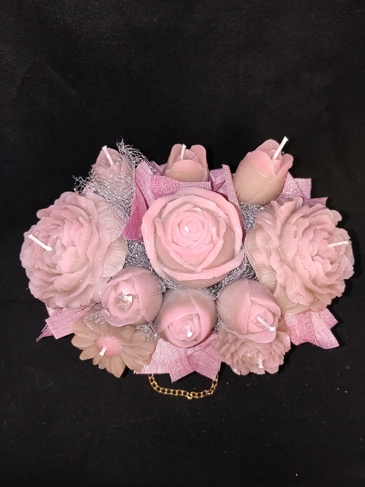 Bouquet de Roses, Pivoine, Tulipe et Marguerite