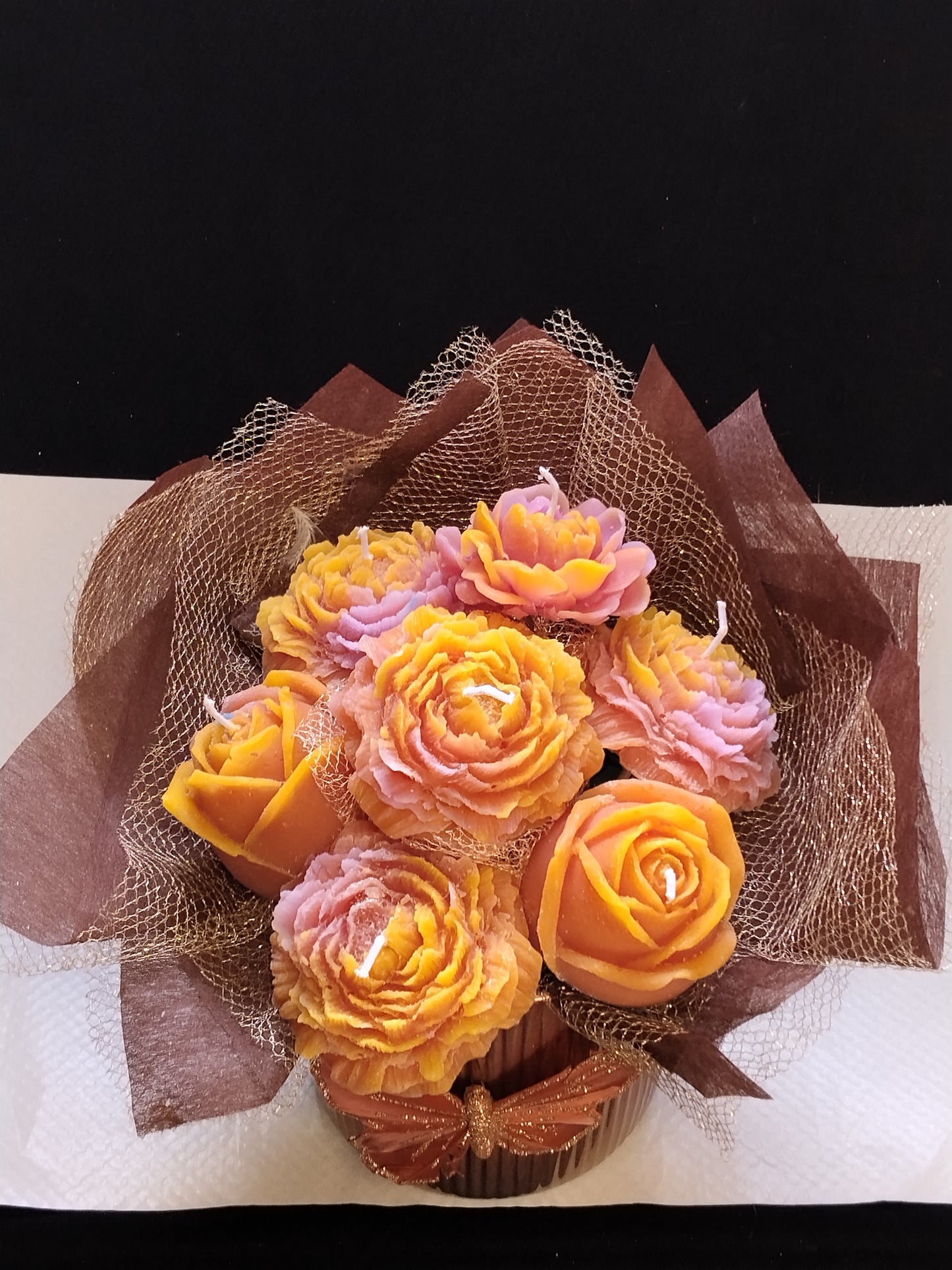 Bouquet de Roses & Pivoine