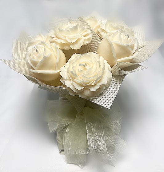 Bouquet de rose beige