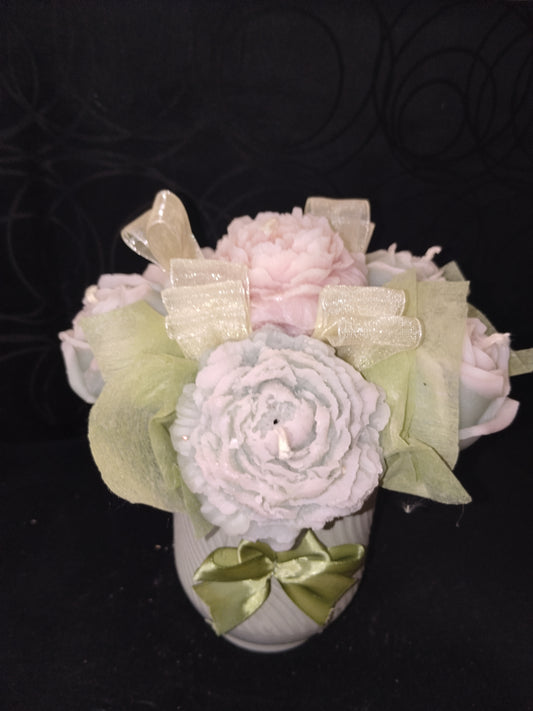 Bouquet rose & pivoine