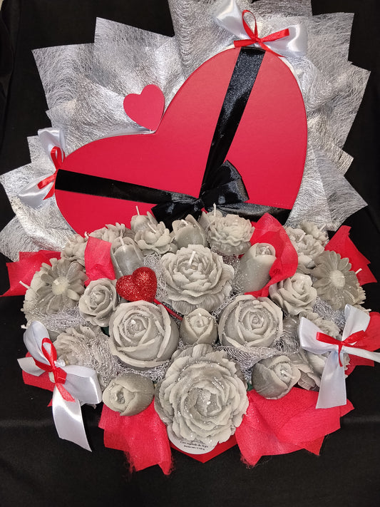 Mega Boutiquet Rose, Pivoine, Tulipe, Marguerite