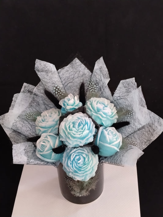 BOUQUET ROSE & PIVOINE