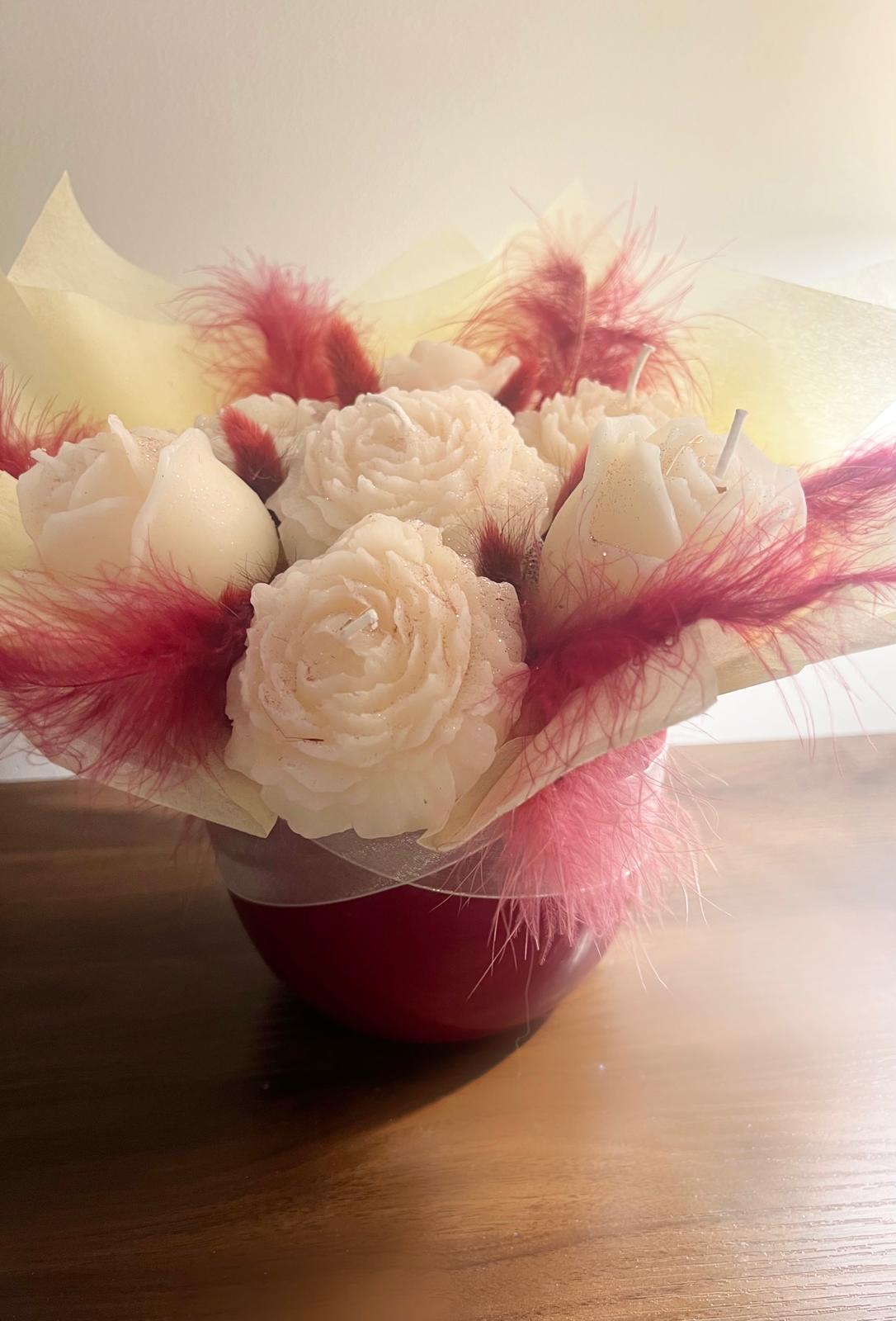 Bouquet rose & pivoine