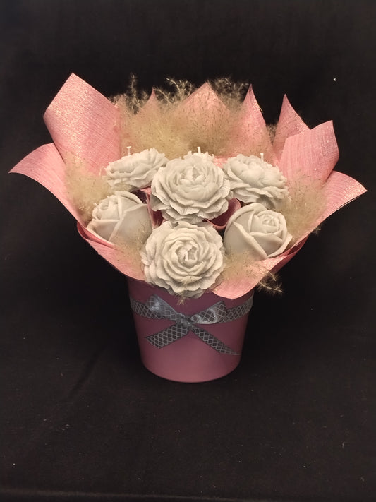 BOUQUET ROSE & PIVOINE