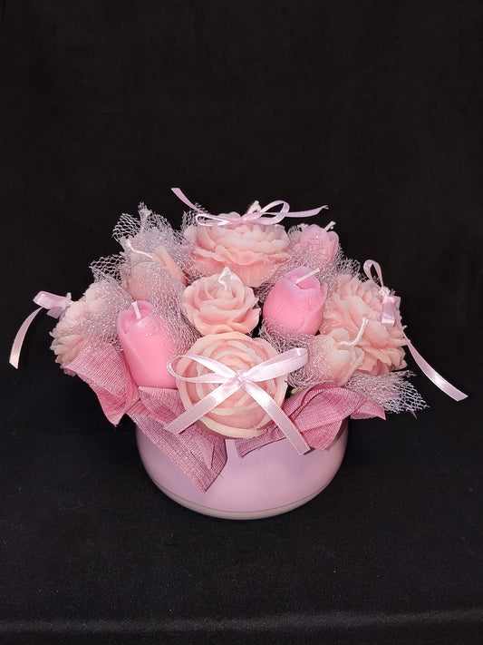 Bouquet de Roses Pivoine & Tulipe