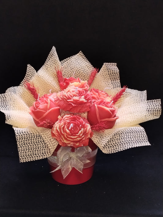 Bouquet de Roses & Pivoine