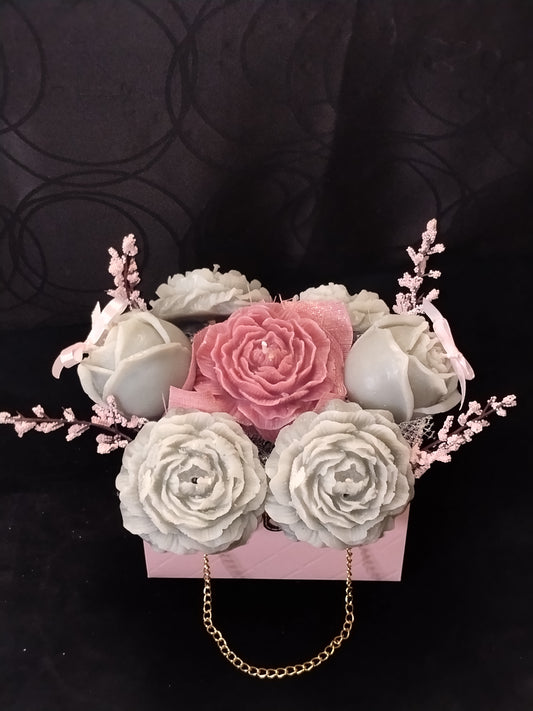 BOUQUET ROSE & PIVOINE