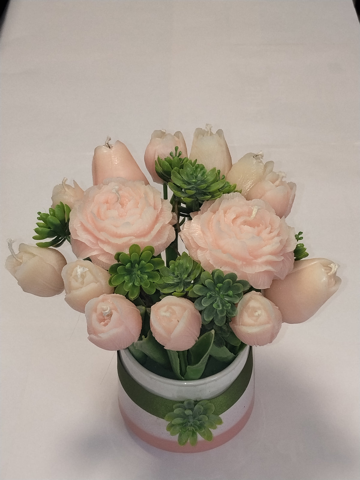 Bouquet de Roses & Pivoine