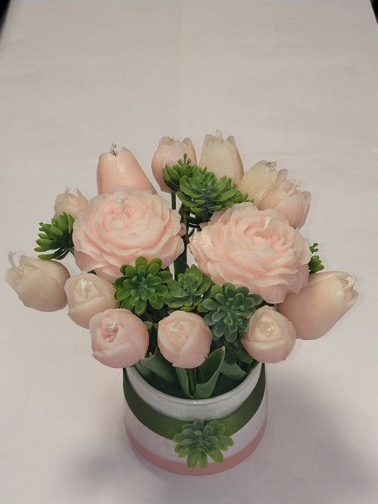 Bouquet de Roses & Pivoine