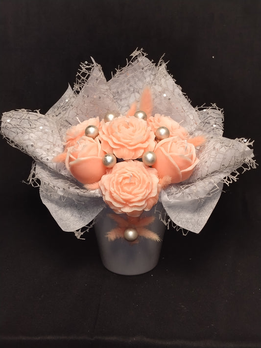 Bouquet rose & pivoine