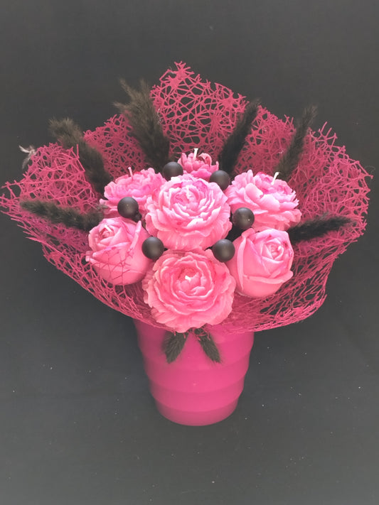 Bouquet de Roses & Pivoine