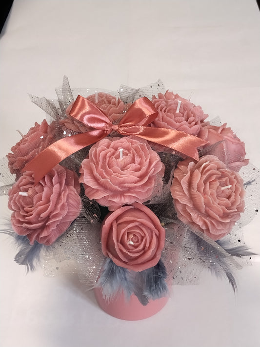 Bouquet de Roses & Pivoine